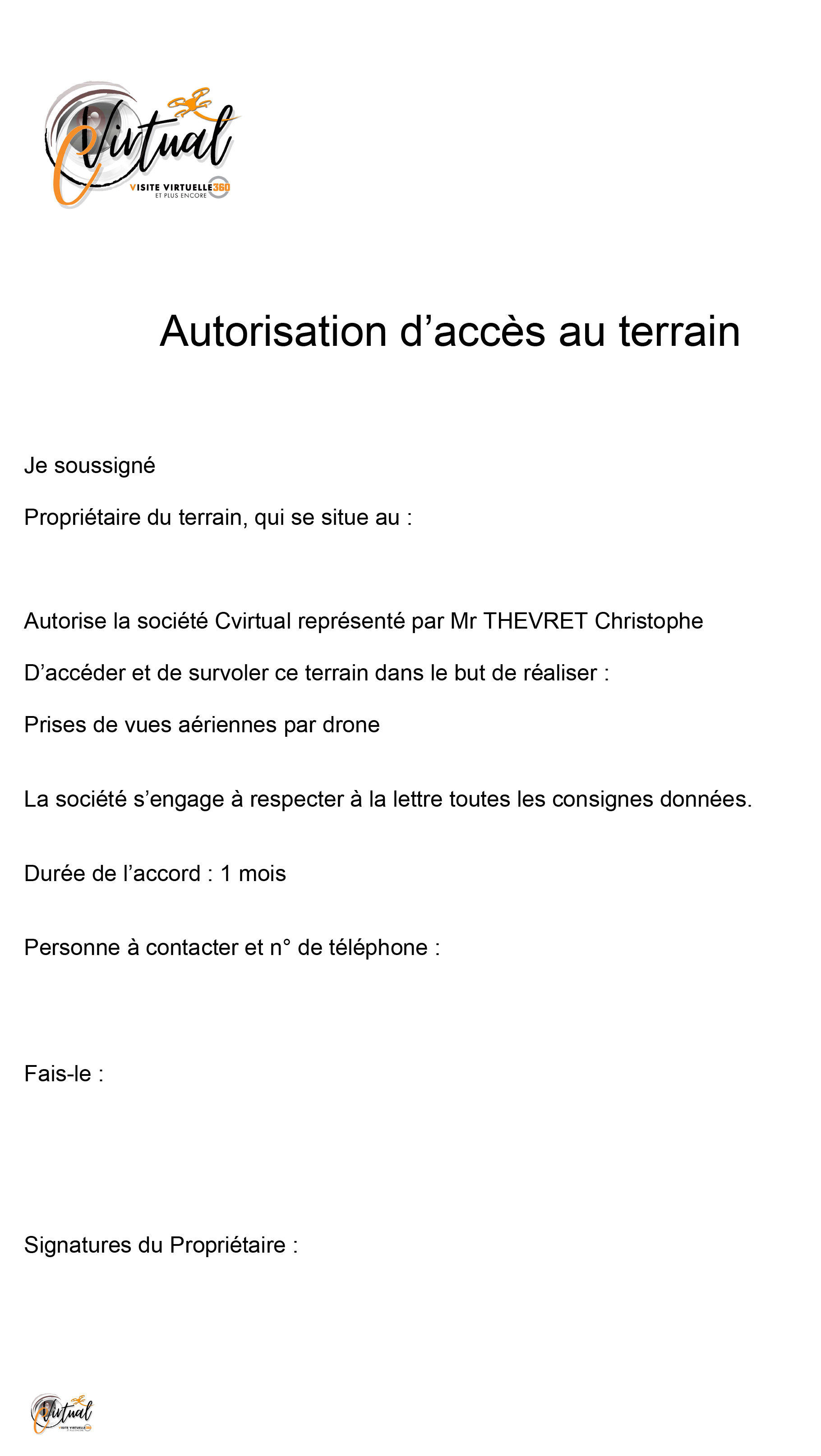 autorisation vol drone